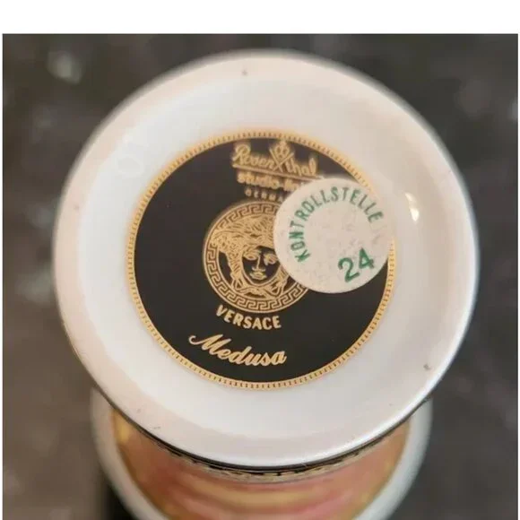 Vintage Versace : Rosenthal Medusa Bud Vase 4" - Picture 6 of 7